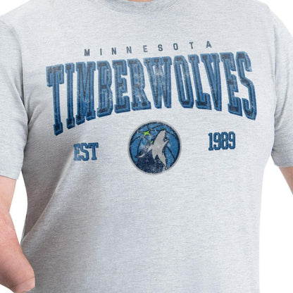 Minnesota Timberwolves G-III Sports by Carl Banks Adaptive Classic Team Spirit Short Sleeve T-Shirt - Gray shop