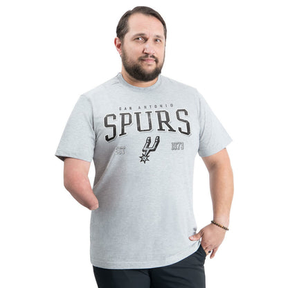 San Antonio Spurs G-III Sports by Carl Banks Adaptive Classic Team Spirit Short Sleeve T-Shirt - Gray online