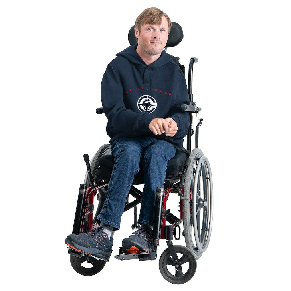 LA Clippers G-III Sports by Carl Banks Adaptive Team Arc Fleece Hoodie - Navy sale
