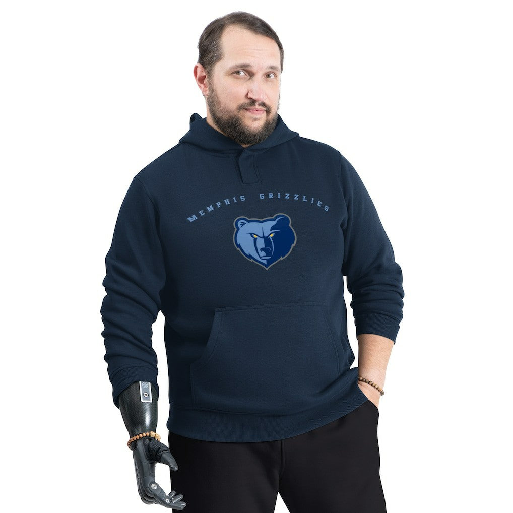 Memphis Grizzlies G-III Sports by Carl Banks Adaptive Team Arc Fleece Hoodie - Navy online