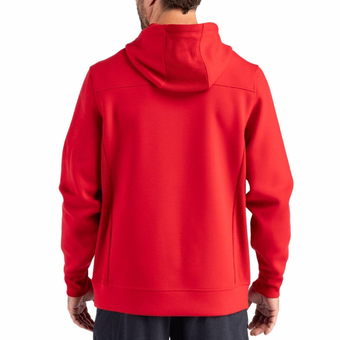 Tampa Bay Buccaneers Cutter & Buck Roam Eco Half-Zip Recycled Pullover Hoodie - Red sale