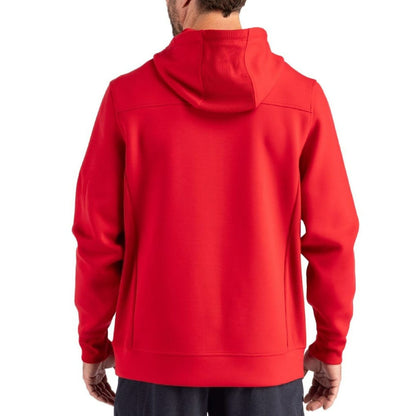 Buffalo Bills Cutter & Buck Roam Eco Half-Zip Recycled Pullover Hoodie - Red cheap