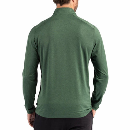 Green Bay Packers Cutter & Buck Coastline Epic Comfort Recycled Quarter-Zip Pullover - Green cheap