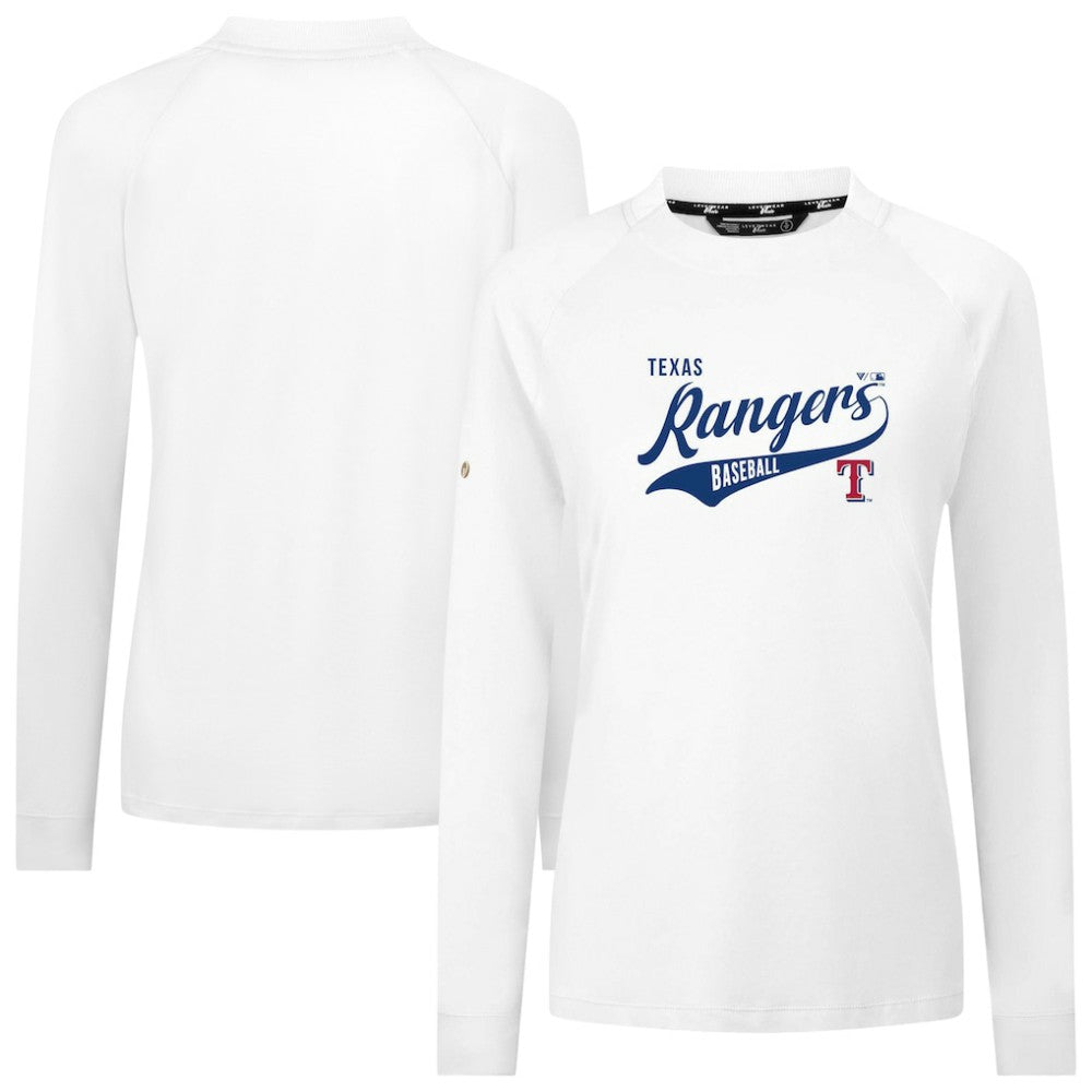 Texas Rangers Levelwear Women's Slender Glide T-Shirt - White