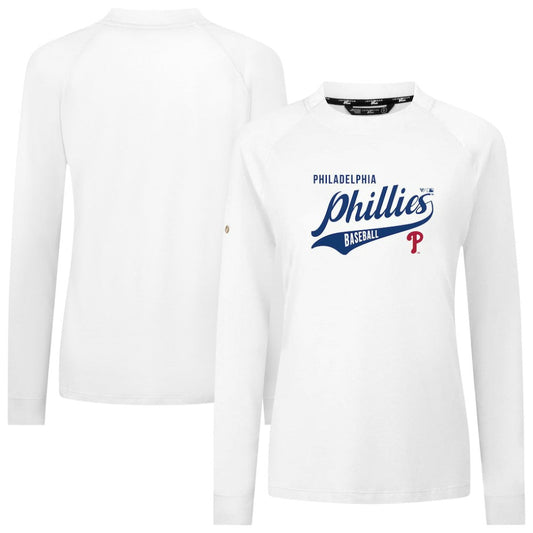 Philadelphia Phillies Levelwear Women's Slender Glide T-Shirt - White