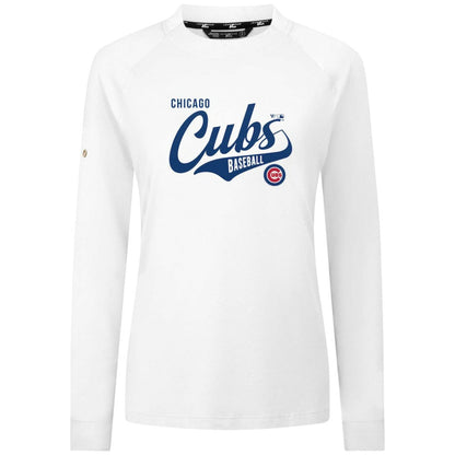 Chicago Cubs Levelwear Women's Slender Glide T-Shirt - White