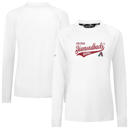 Arizona Diamondbacks Levelwear Women's Slender Glide T-Shirt - White