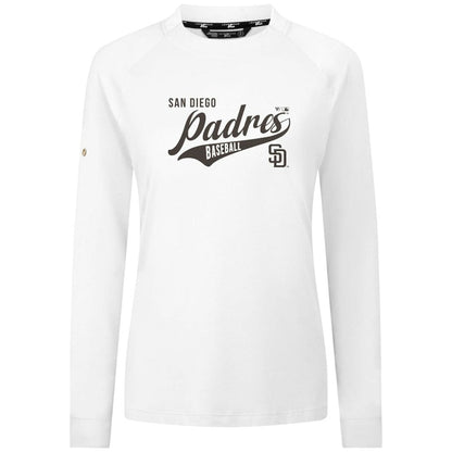 San Diego Padres Levelwear Women's Slender Glide T-Shirt - White