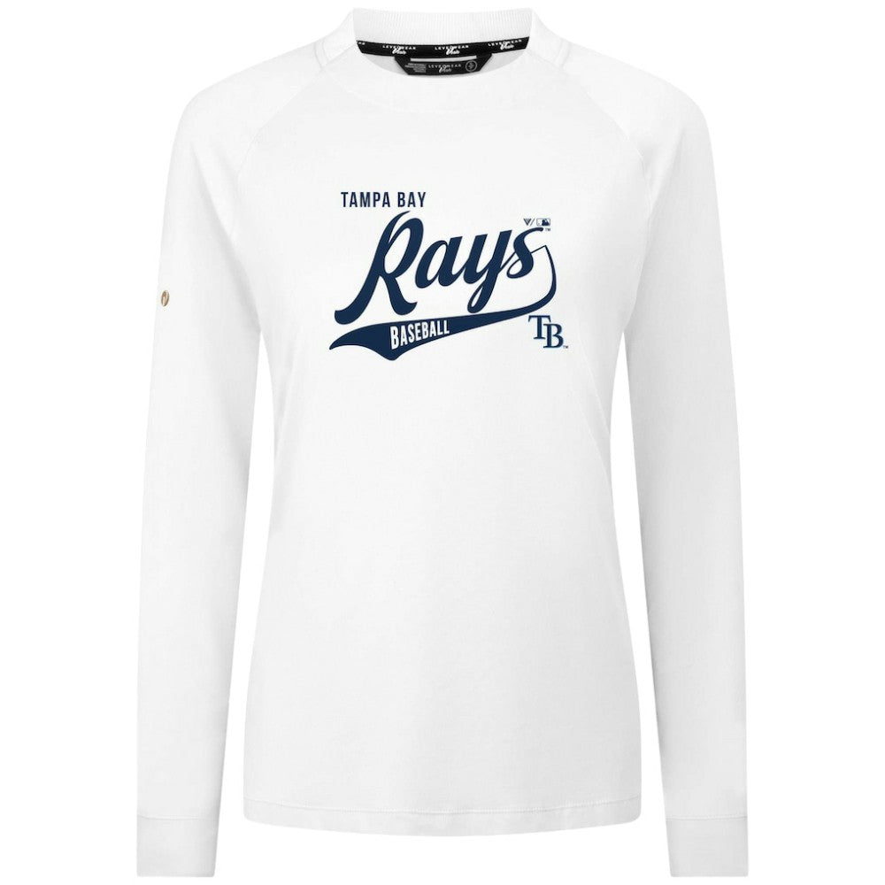 Tampa Bay Rays Levelwear Women's Slender Glide T-Shirt - White