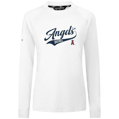 Los Angeles Angels Levelwear Women's Slender Glide T-Shirt - White