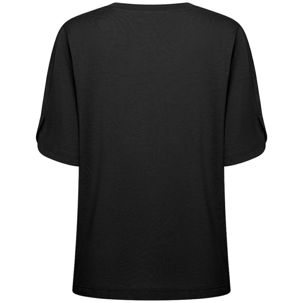 Washington Nationals Levelwear Women's Bloom Sizzle T-Shirt - Black