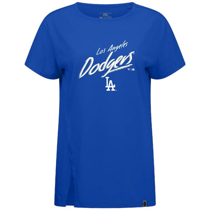 Los Angeles Dodgers Levelwear Women's Influx Sizzle T-Shirt - Royal