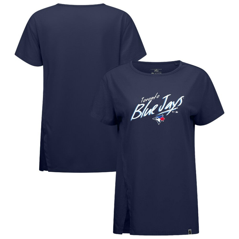 Toronto Blue Jays Levelwear Women's Influx Sizzle T-Shirt - Navy