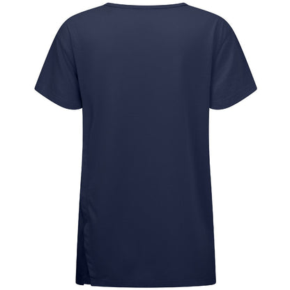 Los Angeles Angels Levelwear Women's Influx Sizzle T-Shirt - Navy