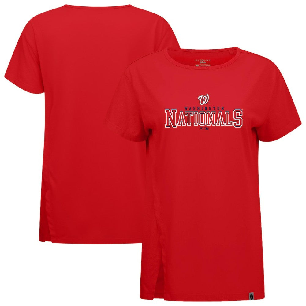 Washington Nationals Levelwear Women's Influx Journey T-Shirt - Red