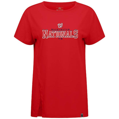 Washington Nationals Levelwear Women's Influx Journey T-Shirt - Red