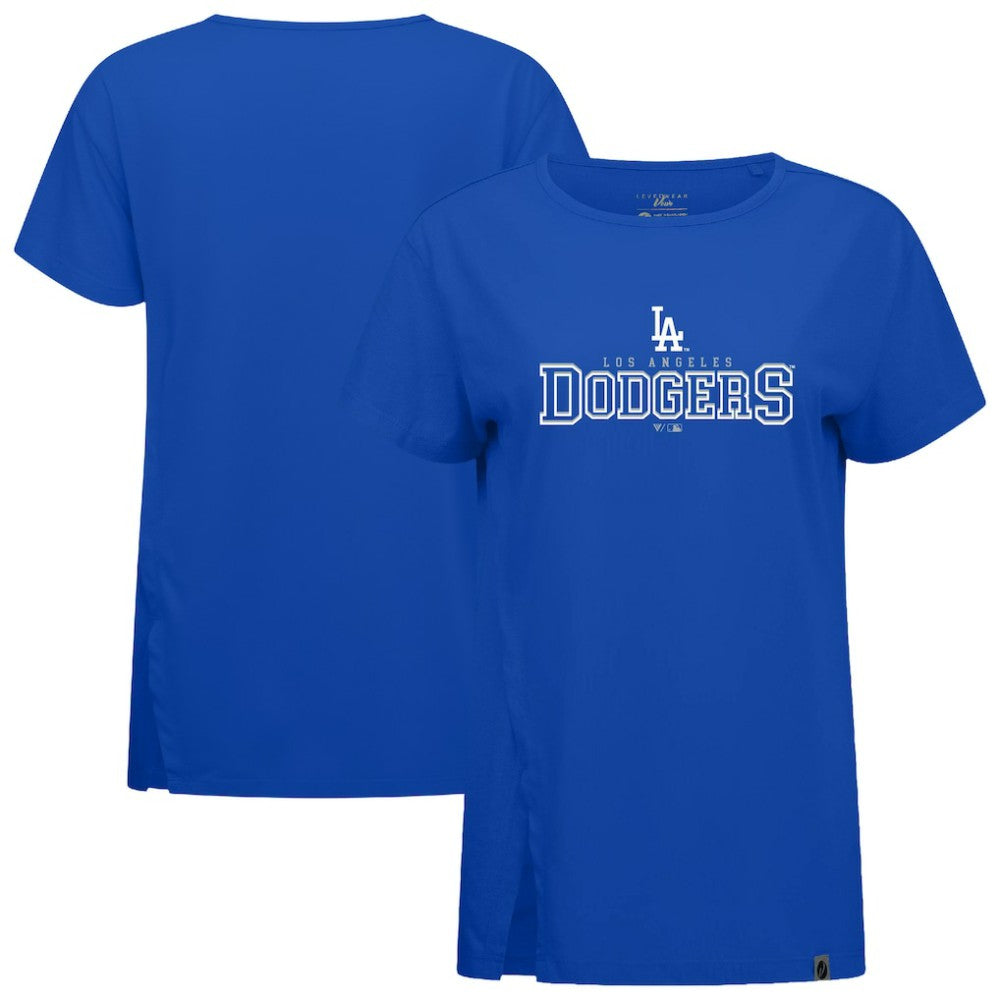 Los Angeles Dodgers Levelwear Women's Influx Journey T-Shirt - Royal
