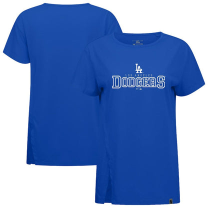 Los Angeles Dodgers Levelwear Women's Influx Journey T-Shirt - Royal