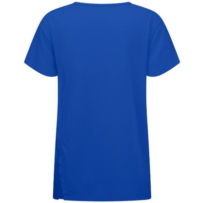 Texas Rangers Levelwear Women's Influx Banner Arch T-Shirt - Royal