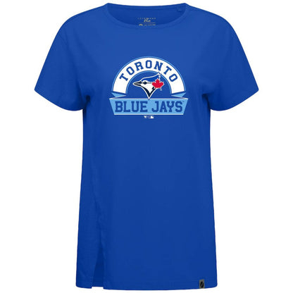 Toronto Blue Jays Levelwear Women's Influx Banner Arch T-Shirt - Royal