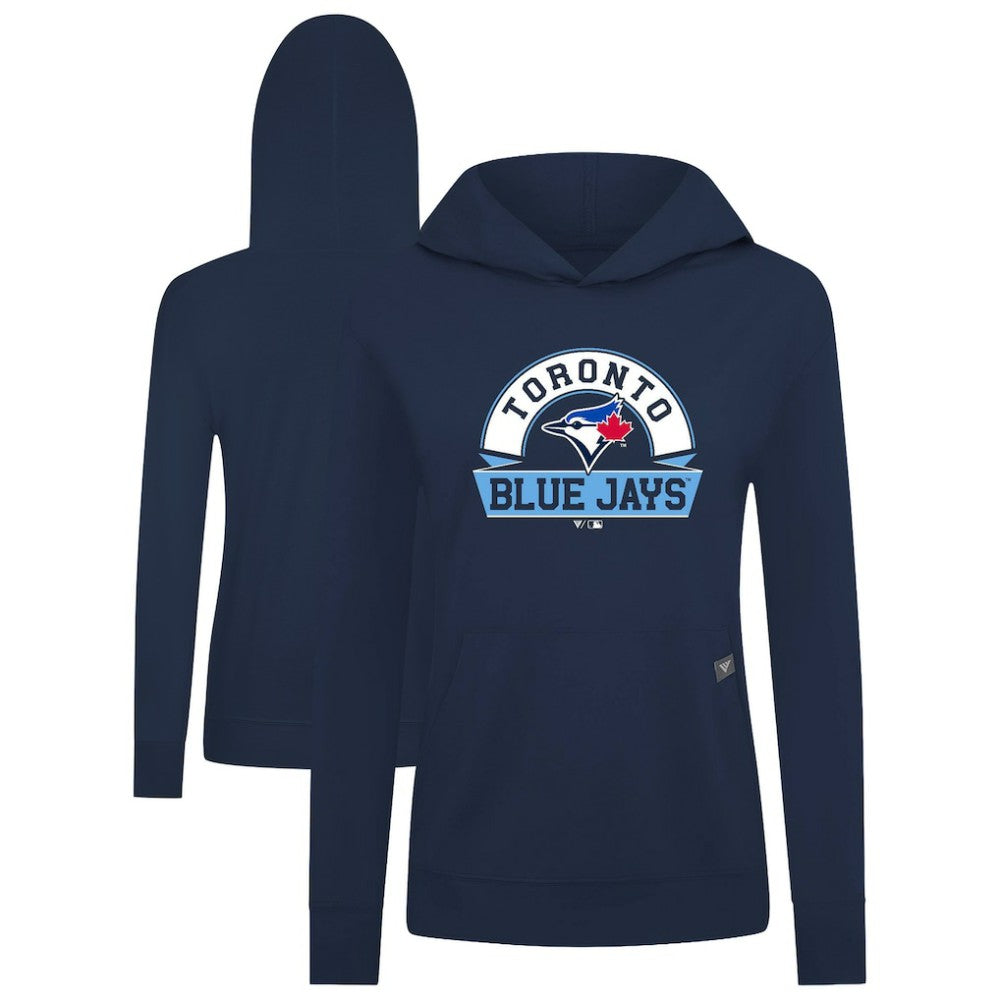 Toronto Blue Jays Levelwear Women's Relay Banner Arch Long Sleeve T-Shirt Hoodie - Royal