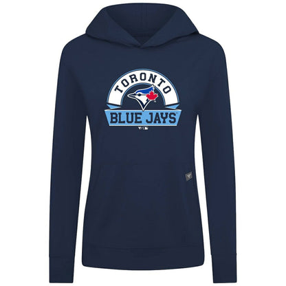 Toronto Blue Jays Levelwear Women's Relay Banner Arch Long Sleeve T-Shirt Hoodie - Royal