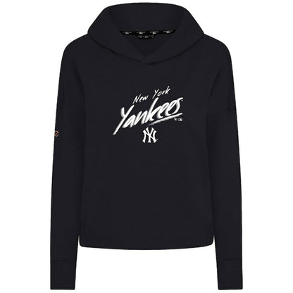 New York Yankees Levelwear Women's Sweet Sizzle Tri-Blend Hoodie - Black