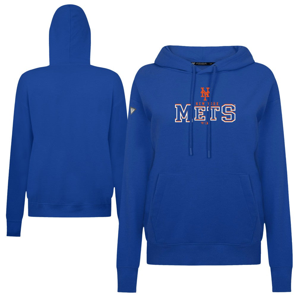 New York Mets Levelwear Women's Adorn Journey Hoodie - Royal