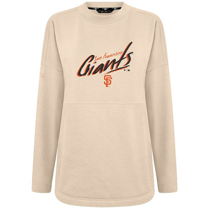 San Francisco Giants Levelwear Women's Oversized Beaudry Sizzle Top - Khaki