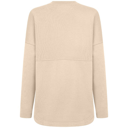 Cincinnati Reds Levelwear Women's Oversized Beaudry Sizzle Top - Khaki
