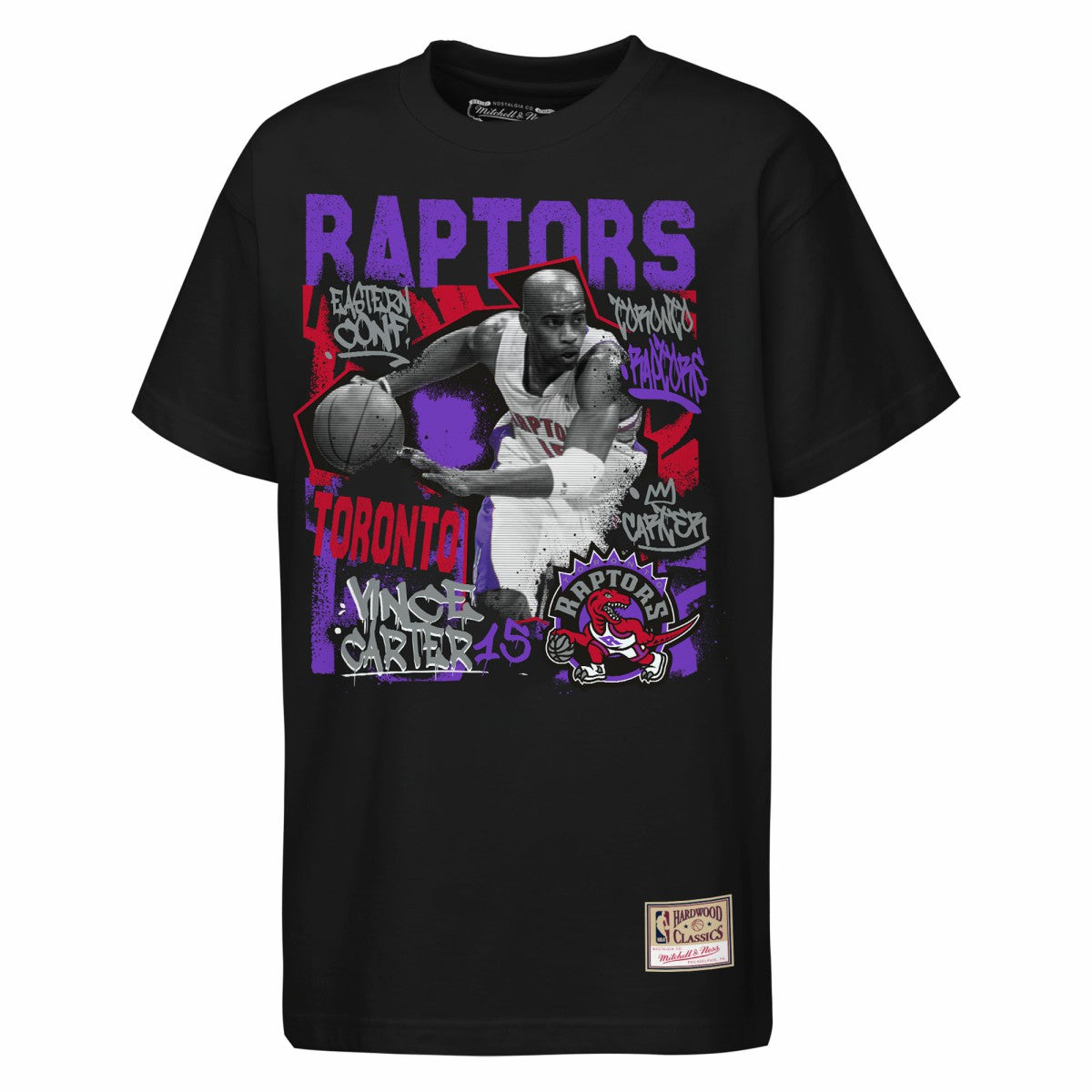 Vince Carter Toronto Raptors Youth Star Moment T-Shirt - Black | Mitchell & Ness discount