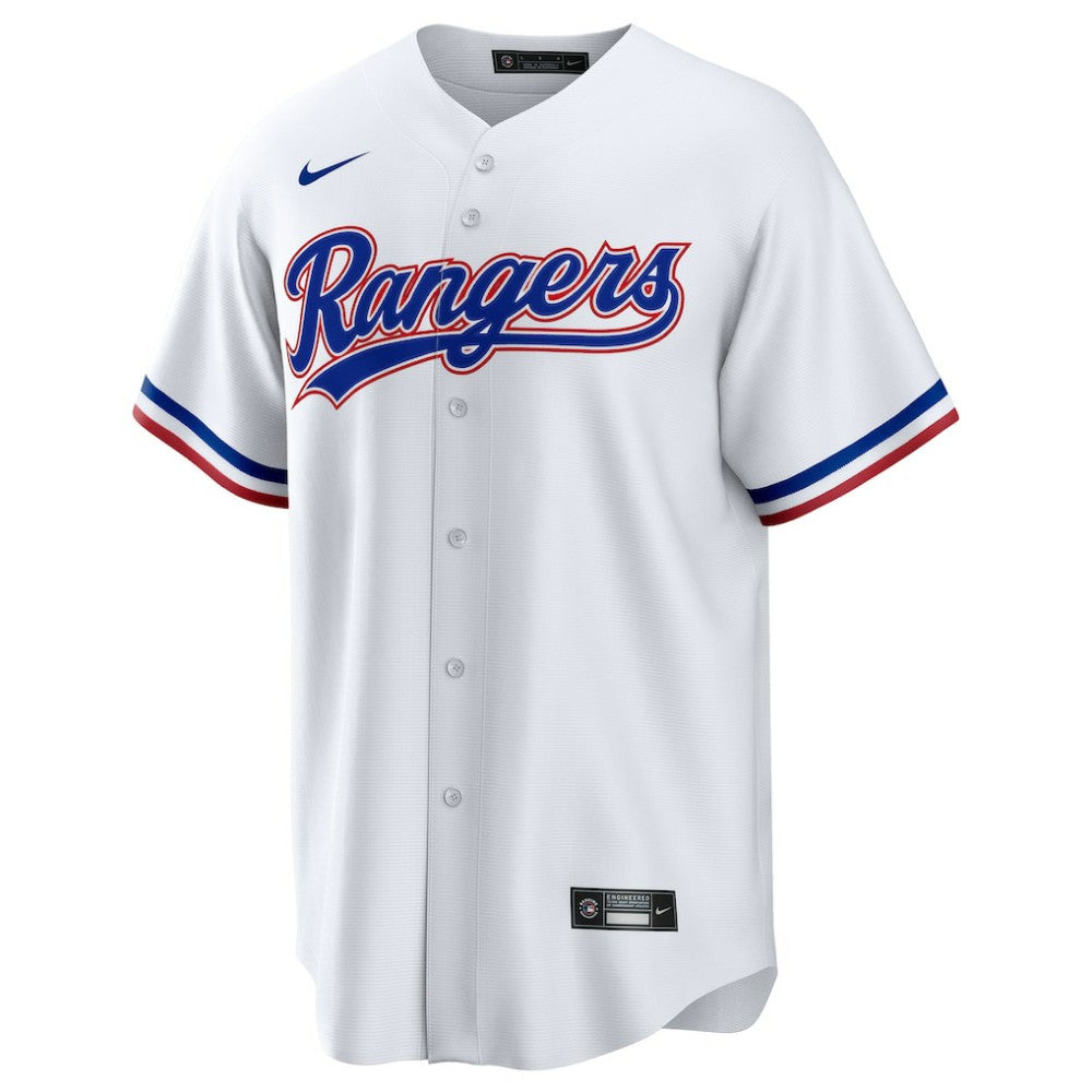 Ezequiel Duran Texas Rangers  Youth Home Replica Jersey - White | Nike