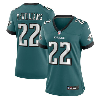 Mac McWilliams Philadelphia Eagles Women's Team Game Jersey - Midnight Green | Nike on sale