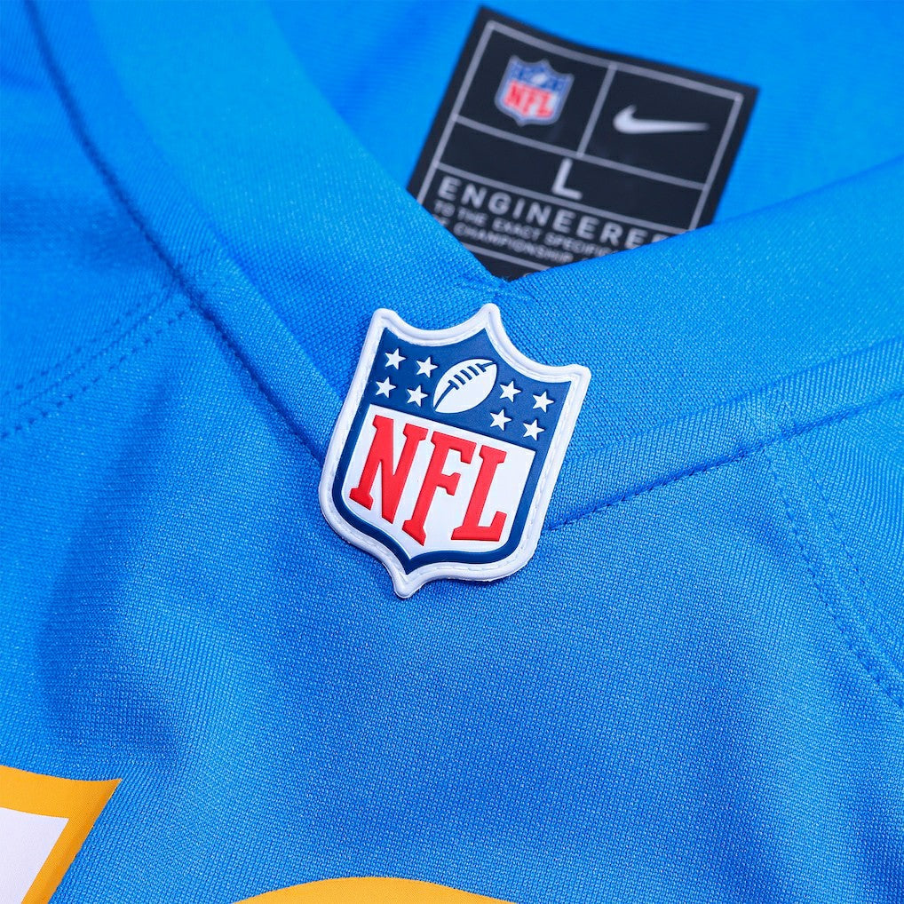 Jordan Oladokun Los Angeles Chargers Team Game Jersey - Powder Blue | Nike for sale