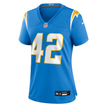 Tucker Fisk Los Angeles Chargers Women's Team Game Jersey - Powder Blue | Nike sale