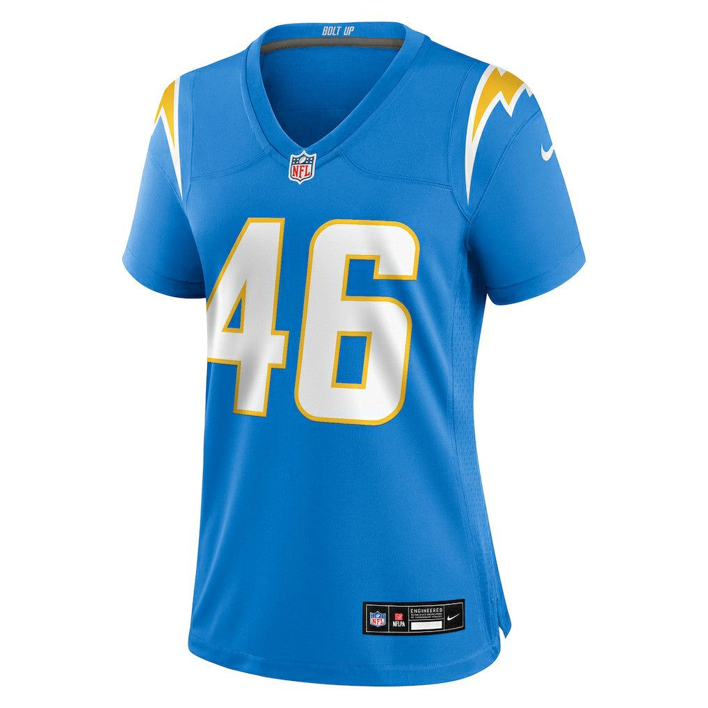 Nikko Reed Los Angeles Chargers Women's Team Game Jersey - Powder Blue | Nike sale