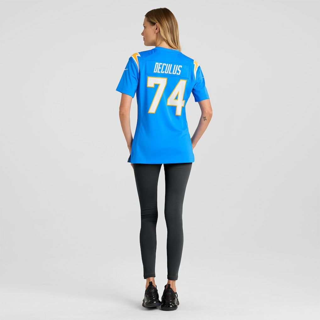 Austin Deculus Los Angeles Chargers Women's Team Game Jersey - Powder Blue | Nike sale