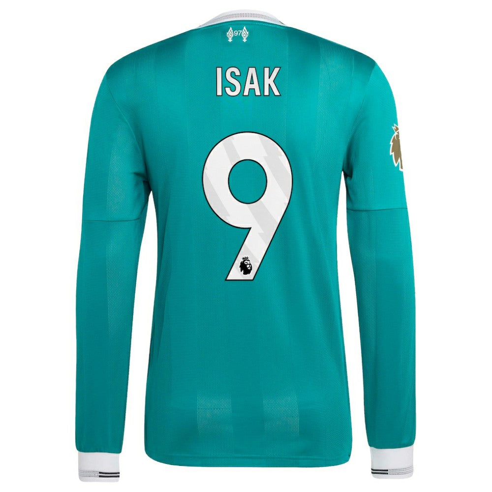 Alexander Isak Liverpool 2025/26 Third Long Sleeve Player Jersey - Green | Adidas sale