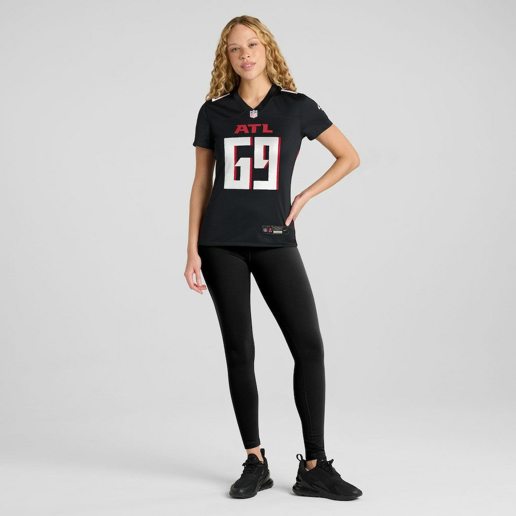 Jack Nelson Atlanta Falcons Women's Team Game Jersey - Black | Nike discount