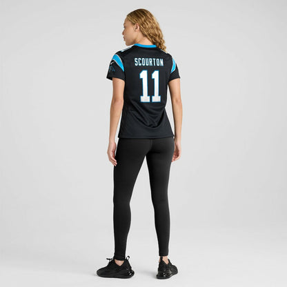 Nic Scourton Carolina Panthers Women's Team Game Jersey - Black | Nike on sale