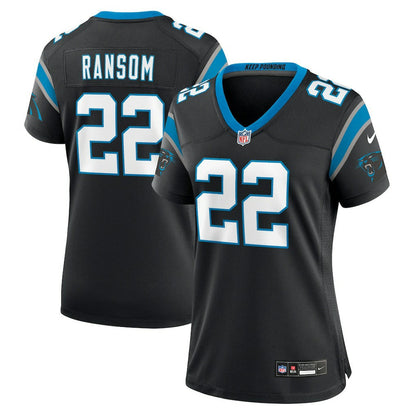 Lathan Ransom Carolina Panthers Women's Team Game Jersey - Black | Nike for sale