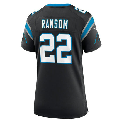 Lathan Ransom Carolina Panthers Women's Team Game Jersey - Black | Nike for sale