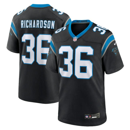 Demani Richardson Carolina Panthers Team Game Jersey - Black | Nike sale