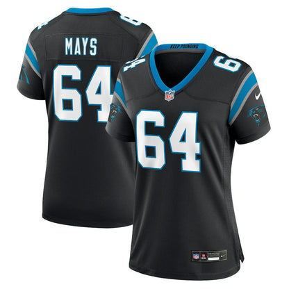 Cade Mays Carolina Panthers Women's Team Game Jersey - Black | Nike outlet