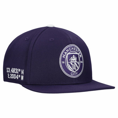 Manchester City Unisex Locale Snapback Hat - Purple online