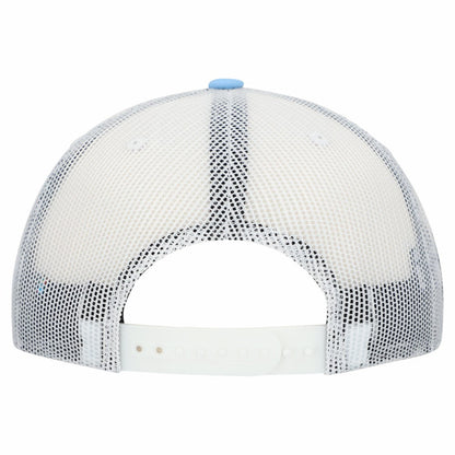 Manchester City Unisex Free Rider Trucker Snapback Hat - Light Blue shop