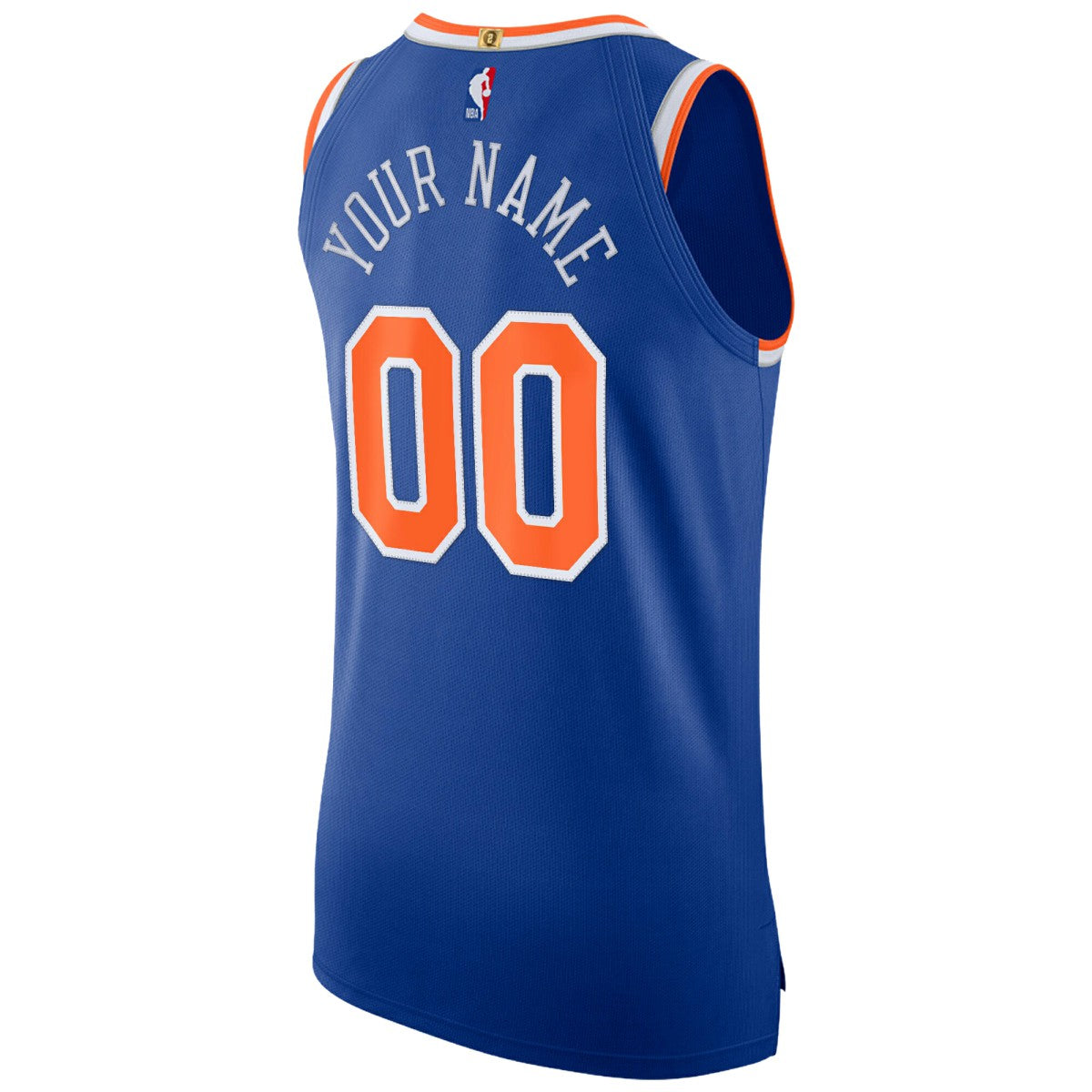 New York Knicks Authentic Custom Jersey - Icon Edition - Blue | Nike outlet