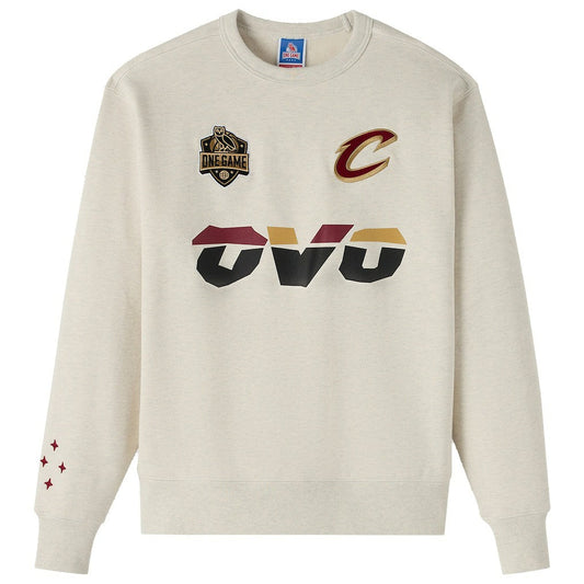 Cleveland Cavaliers OVO x NBA Fleece Sweatshirt sale - Natural sale