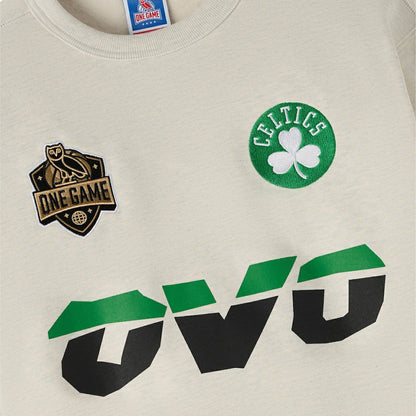 Boston Celtics OVO x NBA Fleece Sweatshirt - Natural for sale