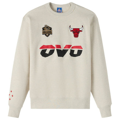 Chicago Bulls OVO x NBA Fleece Sweatshirt - Natural cheap